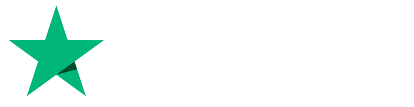 Il logo di Trustpilot, che comprende una stella verde e il nome del servizio.